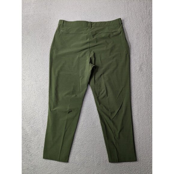 Fabletics The Only Pants Mens XL Green Stretch Business Casual Performance - Picture 2 of 13